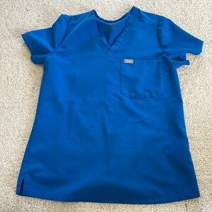 FIGS SCRUB TOP BLUE